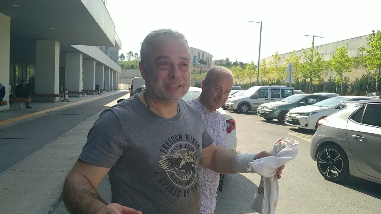 Kurban kesiminde yaralananlar hastanede tedavi oldu