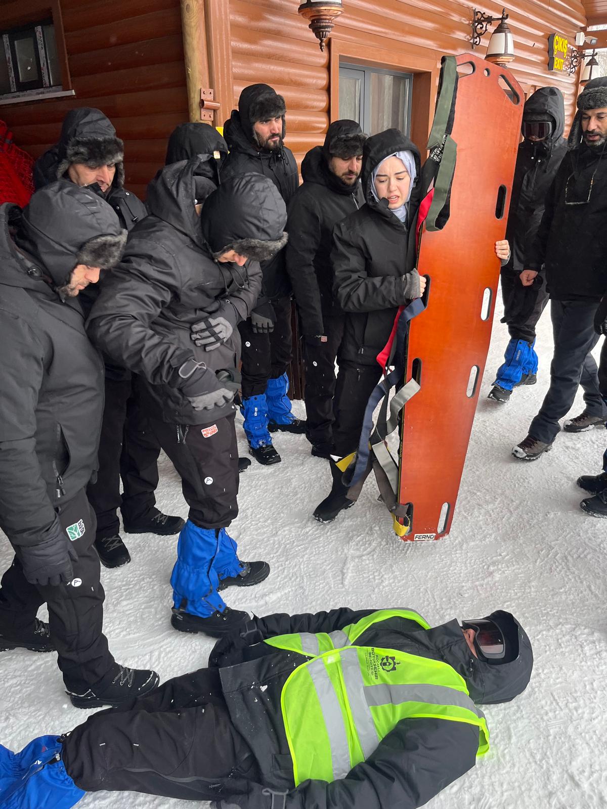 Kuzuyayla'da kış tatbikatı (3)