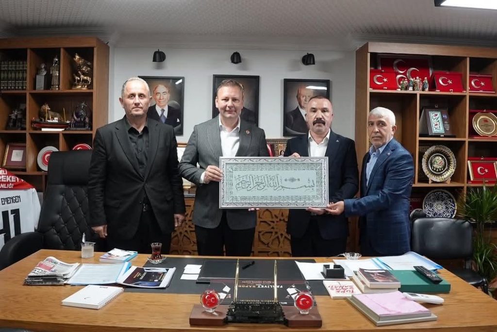 MHP Dilovası Teşkilatı’ndan İl Başkanı Enes Emengen’e Hayırlı Olsun Ziyareti